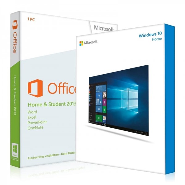 Windows 10 Home + Office 2013 Home & Student