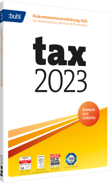 BUHL tax 2023 (für das Steuerjahr 2022)