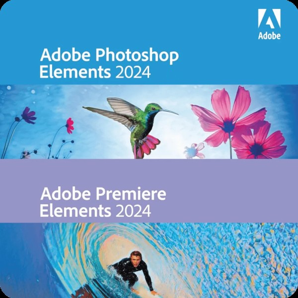 Adobe Photoshop Elements 2024 & Premiere Elements 2024 Education