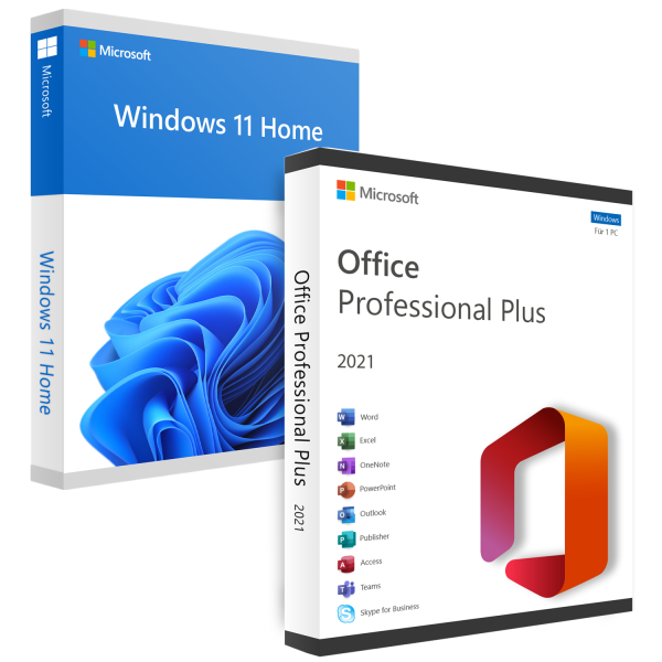 Windows 11 Home + Office 2021 Professional Plus